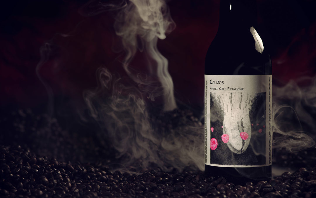 « Calmos » Porter café framboise, une bière de collab’