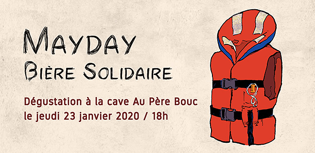 Dégustation pour la sortie de Mayday, la bière solidaire